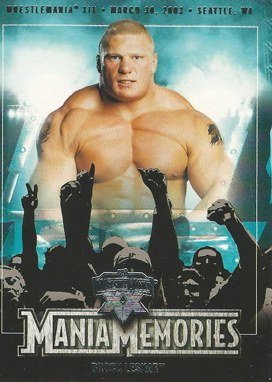 WWE Fleer Wrestlemania XX 2004 Brock Lesnar #84