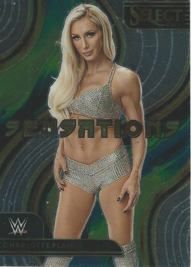 WWE Panini Select 2023 Charlotte Flair Sensations #5