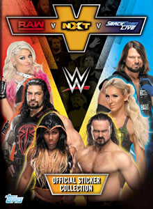 WWE Official Sticker Collection Album 2018 Stickers Album PW Catalog