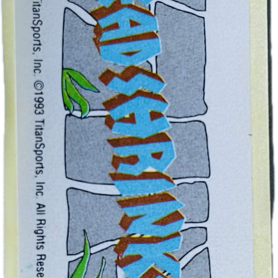 WWF Dunkin Bubble Gum Stickers (1993) No. 38 Headshrinkers PW Catalog