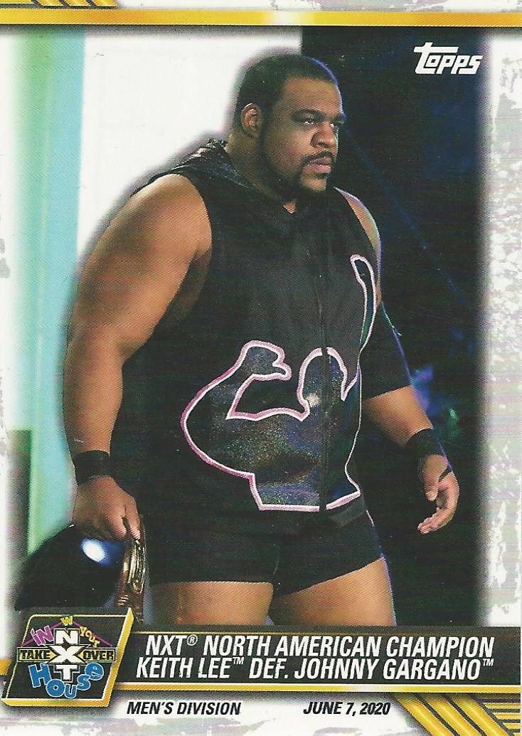 WWE Topps NXT 2021 Keith Lee #36