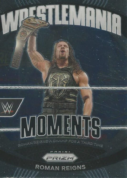 WWE Panini Prizm 2024 Wrestlemania Moments Roman Reigns #27