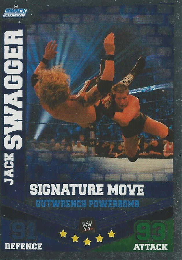 WWE Topps Slam Attax Mayhem 2010 Jack Swagger #38
