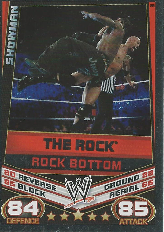 WWE Topps Slam Attax Rebellion 2012 The Rock #38