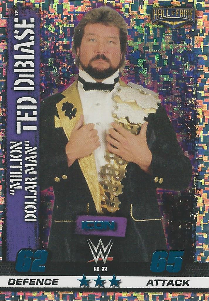 WWE Topps Slam Attax 10th Edition 2017 Hall of Fame Million Dollar Man Ted Dibiase #38