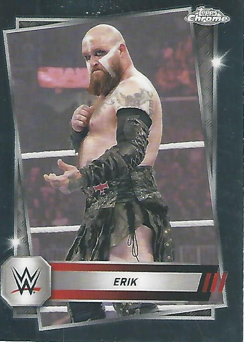 WWE Topps Chrome 2025 Trading Cards Erik No.38 PW Catalog