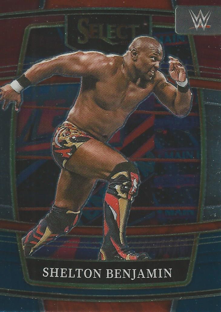 WWE Panini Select 2022 Red/Silver/Blue Shelton Benjamin #38