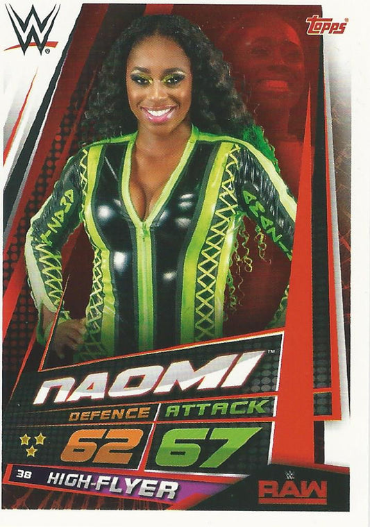 WWE Topps Slam Attax Universe 2019 Naomi #38
