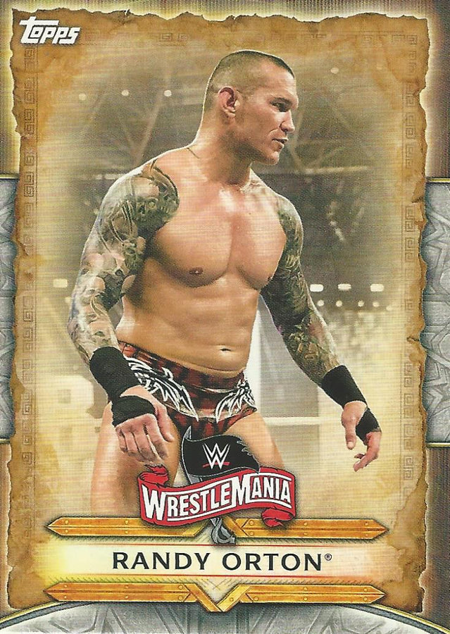 WWE Topps Road to Wrestlemania 2020 Randy Orton WM-38 trading card PW Catalog