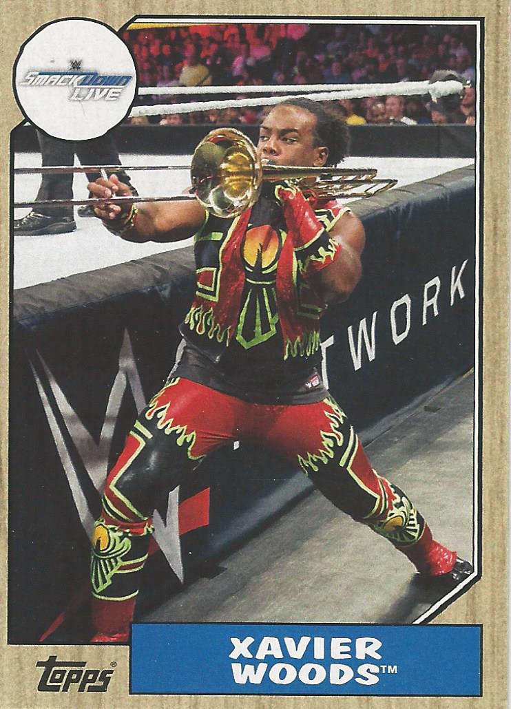 WWE Topps Heritage 2017 Xavier Woods #38