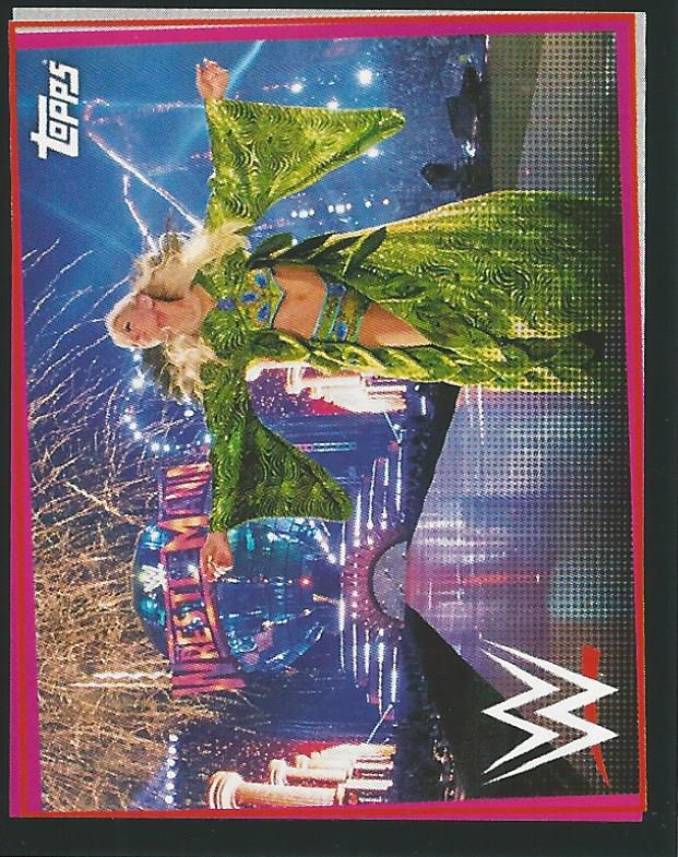 WWE Topps Road to Wrestlemania Stickers 2021 Charlotte Flair #38