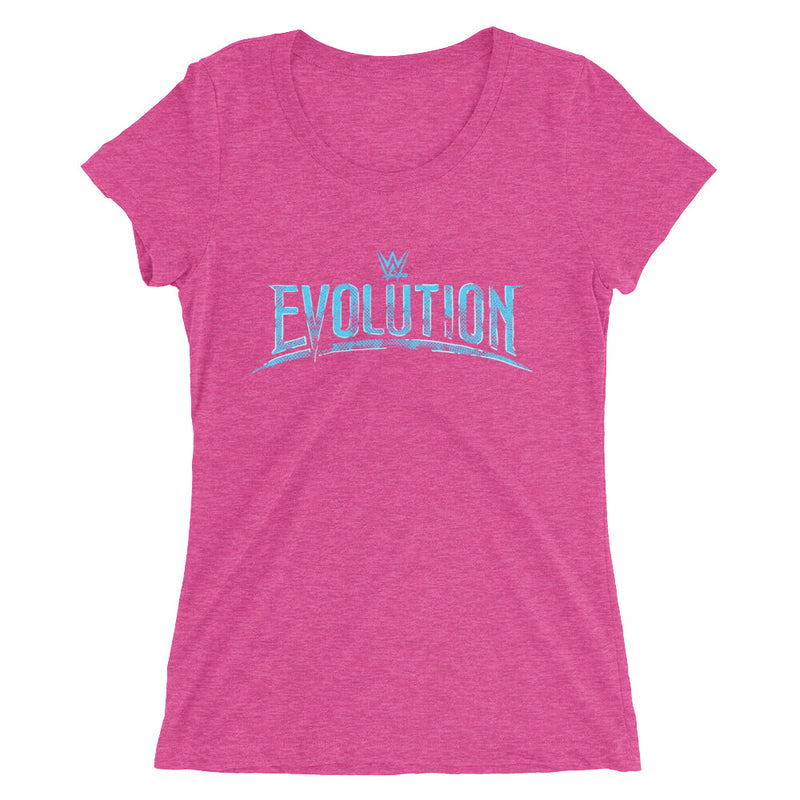 Evolution "Distressed Logo" Women's Tri-Blend T-Shirt