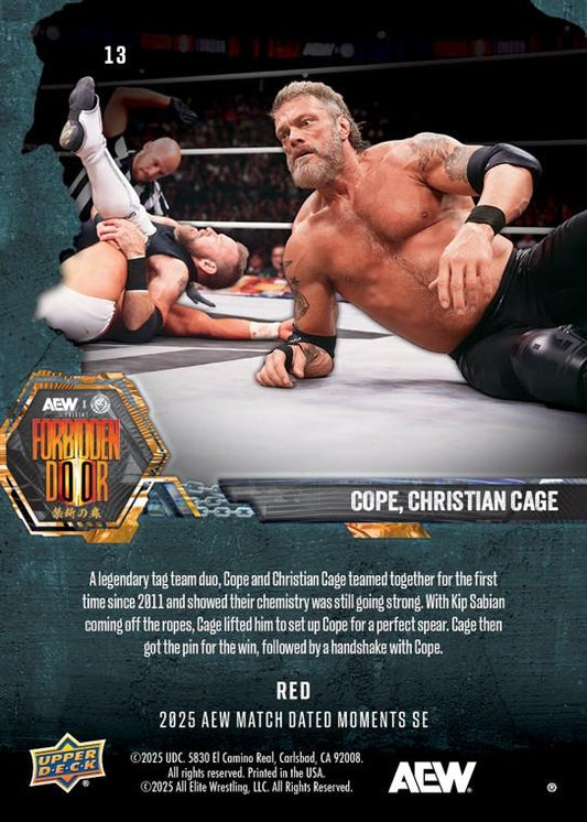 Cope, Christian Cage – Reunited AS a TAG Team for the First Time in More Than a Decade, Cope and Christian Cage Earn the Win