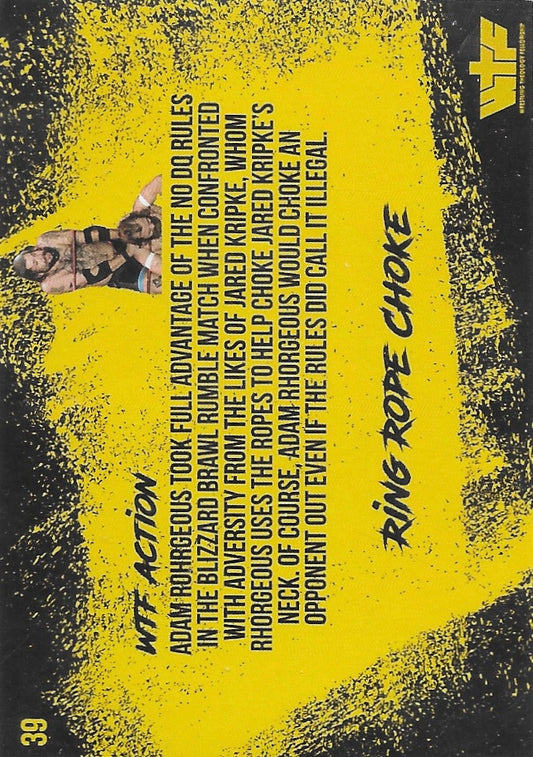 Ring Rope Choke! trading card PW Catalog