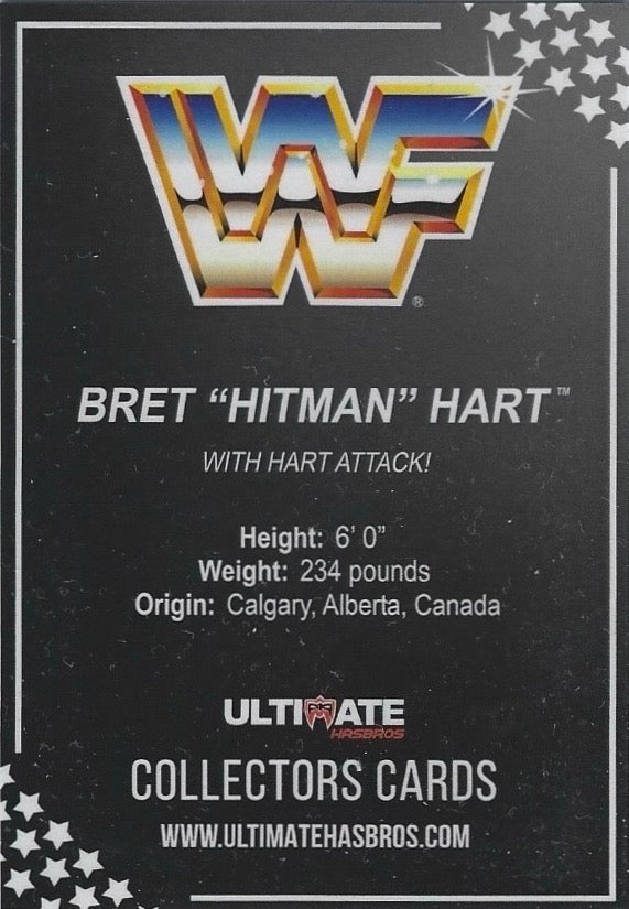 Bret “Hitman” Hart (Pink Heart) trading card PW Catalog