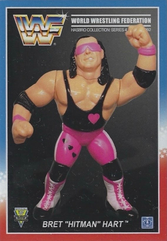 Bret “Hitman” Hart (Pink Heart) trading card PW Catalog