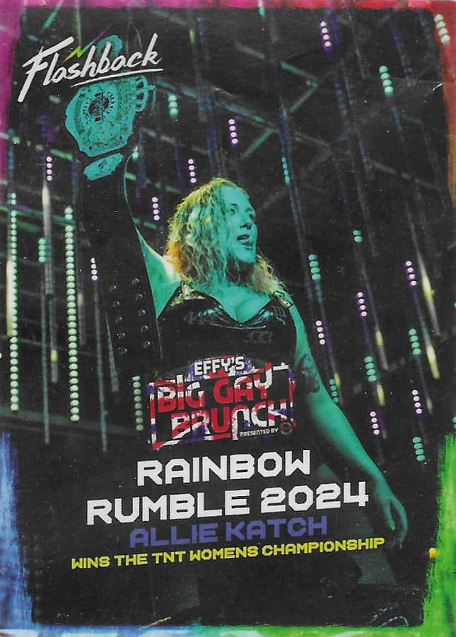 Rainbow Rumble 2024 – Allie Katch Wins the TNT Womens Championship trading card PW Catalog