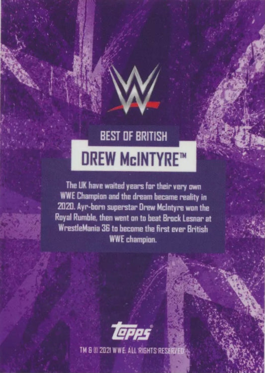 Drew Mcintyre trading card PW Catalog