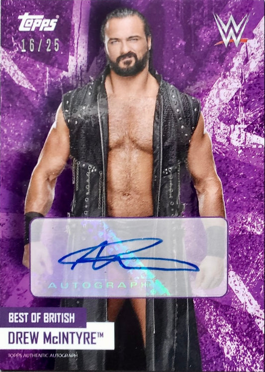 Drew Mcintyre trading card PW Catalog