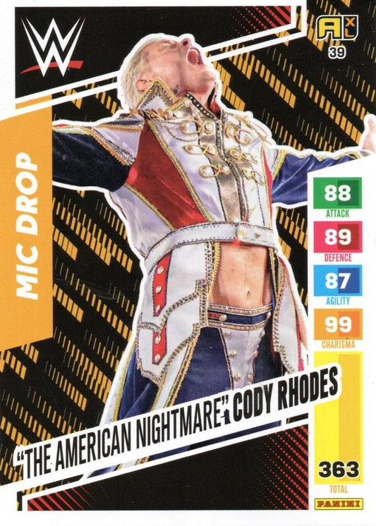 “The American Nightmare” Cody Rhodes trading card PW Catalog
