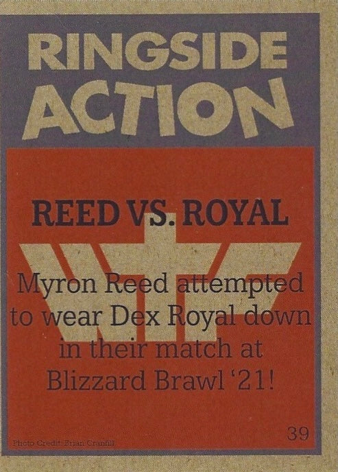 Ringside Action – Reed vs. Royal trading card PW Catalog