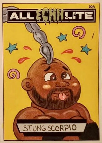 Stung Scorpio trading card PW Catalog