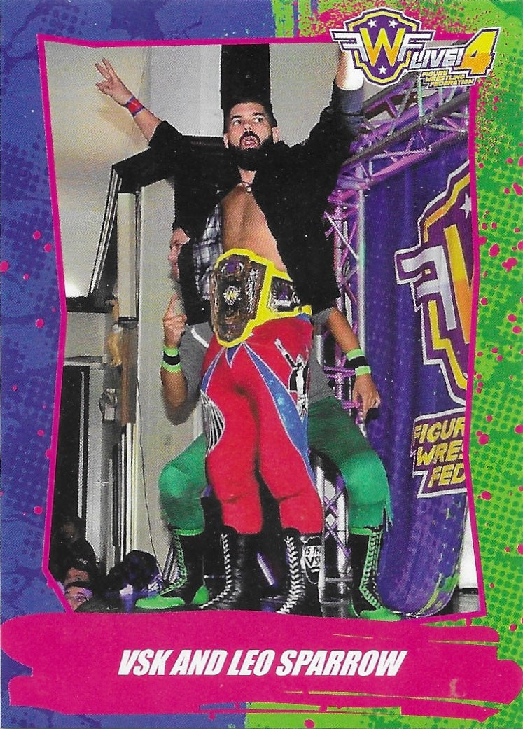 VSK and LEO Sparrow trading card PW Catalog