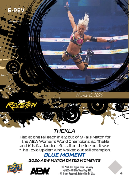 Thekla – Thekla Defends HER AEW Women’s World Championship Versus Kris Statlander