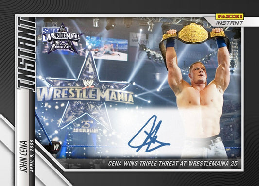 John Cena – Cena Wins Triple Threat at WrestleMania 25