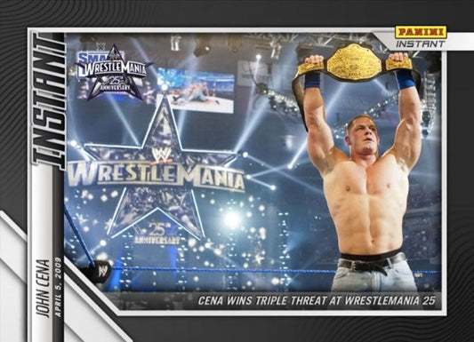 John Cena – Cena Wins Triple Threat at WrestleMania 25