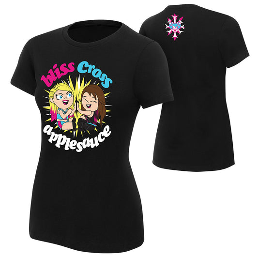 Alexa Bliss & Nikki Cross "Applesauce" Women's Authentic T-Shirt T-Shirt PW Catalog