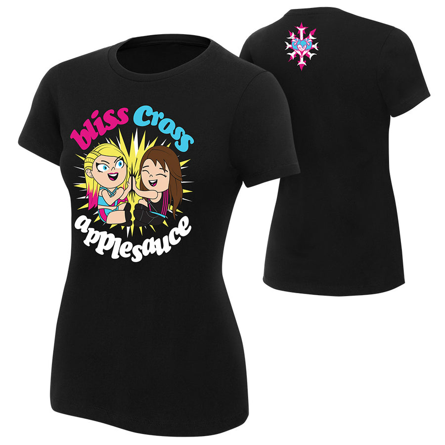 Alexa Bliss & Nikki Cross "Applesauce" Women's Authentic T-Shirt T-Shirt PW Catalog