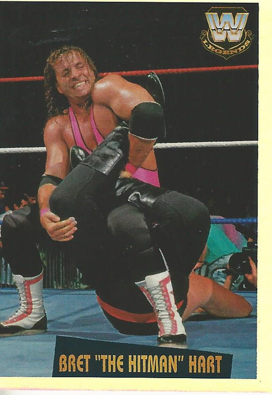 WWE Panini 2022 Sticker Collection Bret Hart Foil #397