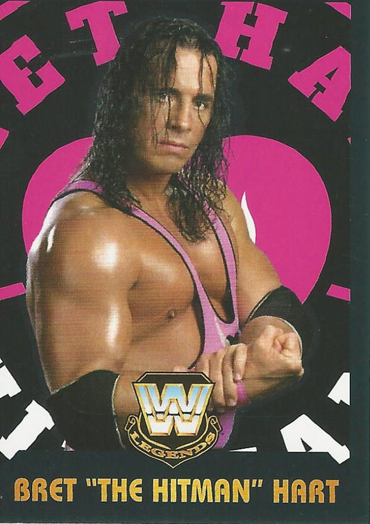 WWE Panini 2022 Sticker Collection Bret Hart #399