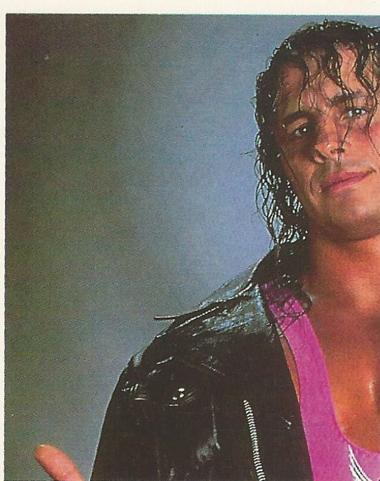 WWF Merlin Stickers 1992 Bret Hart #39