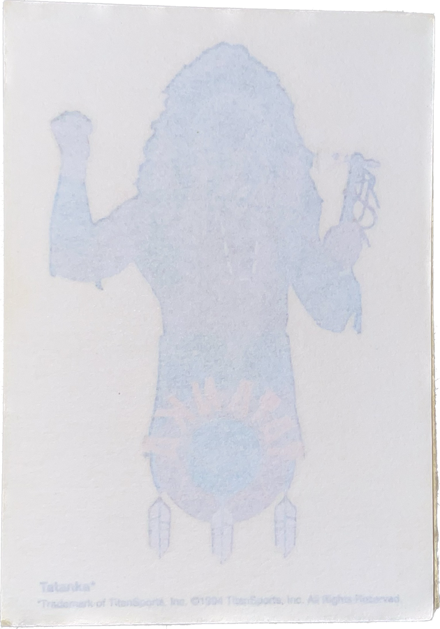 WWF Tattoos 1994 Tatanka from Germany