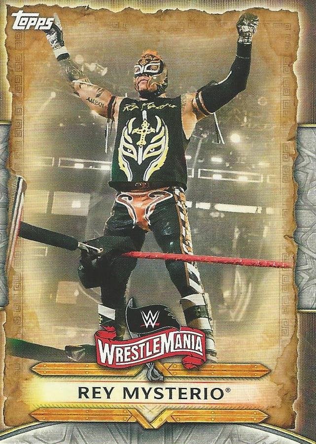 WWE Topps Road to Wrestlemania 2020 Rey Mysterio WM-39 trading card PW Catalog