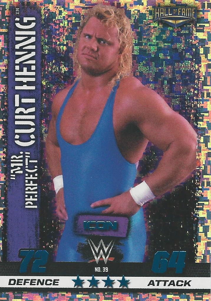 WWE Topps Slam Attax 10th Edition 2017 Hall of Fame Mr Perfect #39