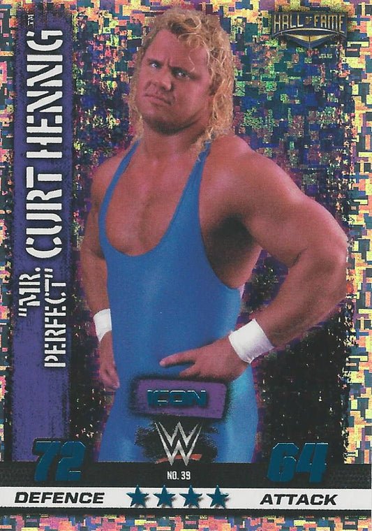 WWE Topps Slam Attax 10th Edition 2017 Hall of Fame Mr Perfect #39