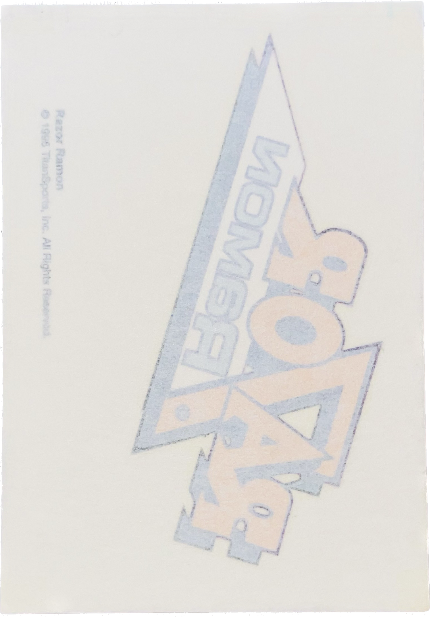 WWF Tattoos 1995 Razor Ramon Logo from Germany Pwcatalog