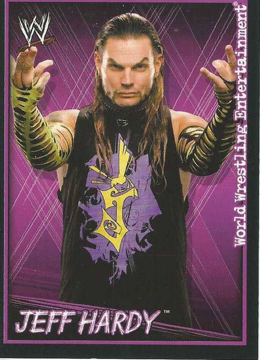 WWE Topps Superstars Uncovered 2007 Sticker Jeff Hardy #39