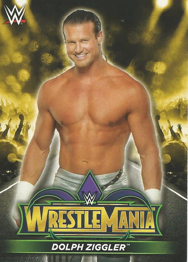 WWE Topps Road to Wrestlemania 2018 Dolph Ziggler R39 trading card PW Catalog