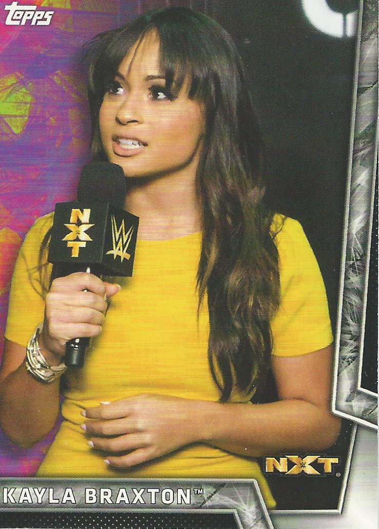 WWE Topps Women Division 2018 Kayla Braxton #39