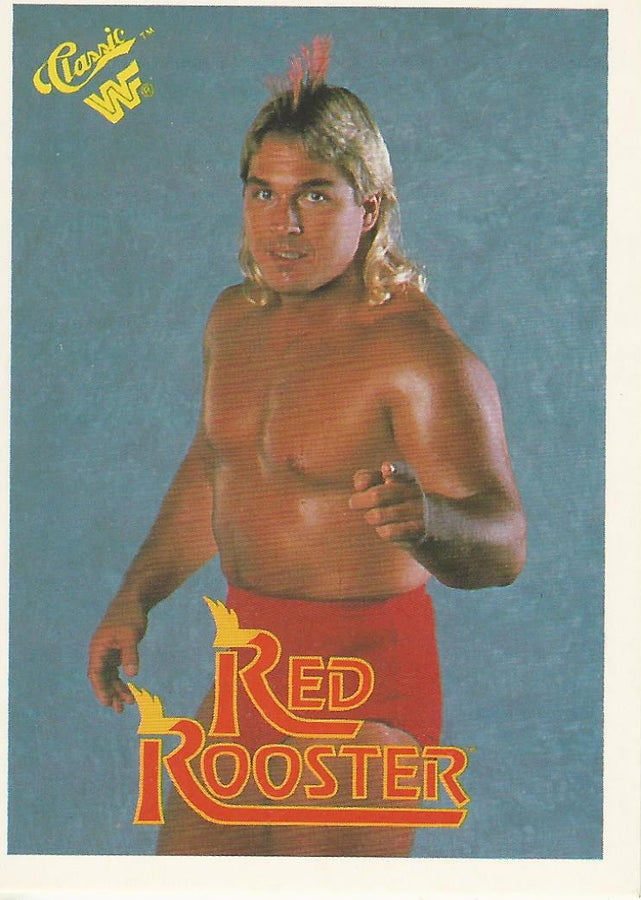 WWF Classic Trading Cards 1990 Red Rooster #39