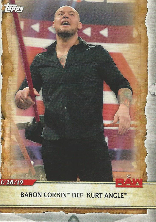 WWE Topps Road to Wrestlemania 2020 Baron Corbin #39