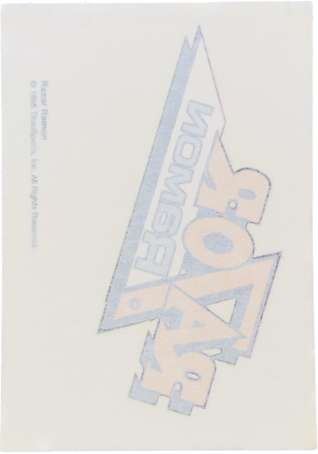 WWF Tattoos 1995 Razor Ramon Logo from Germany