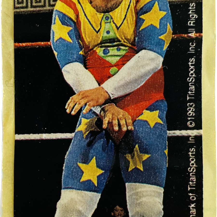WWF Dunkin Bubble Gum Stickers (1993) No. 39 Doink PW Catalog