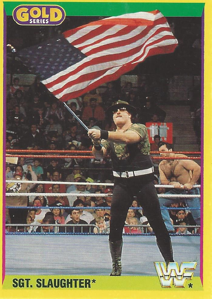 WWF Merlin Gold Series 2 1992 Sgt Slaughter #39