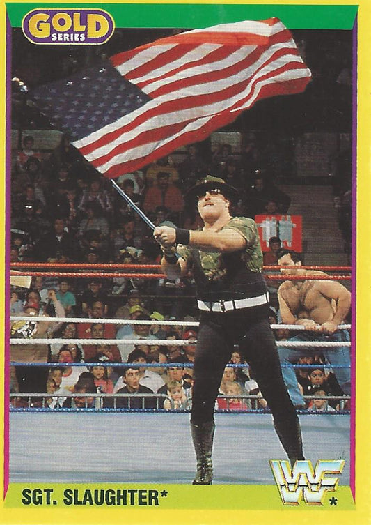WWF Merlin Gold Series 2 1992 Sgt Slaughter #39