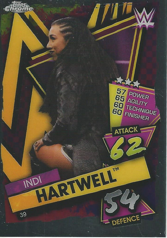 WWE Topps Slam Attax Chrome 2021 Indi Hartwell #39